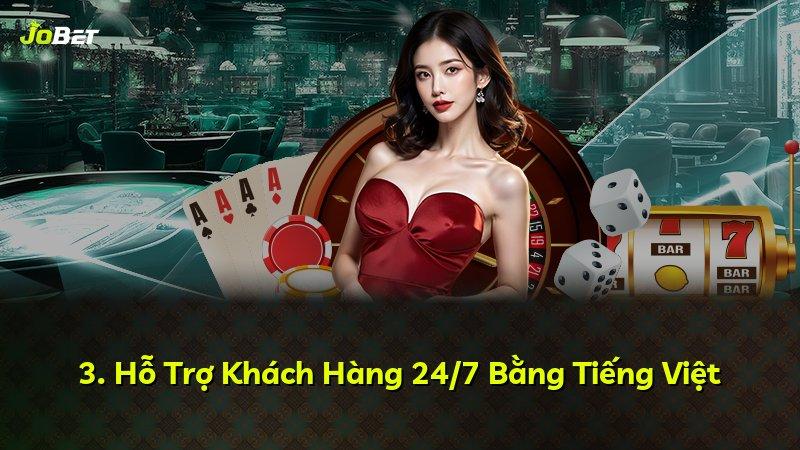 3. Hỗ Trợ Khách Hàng 24/7 Bằng Tiếng Việt