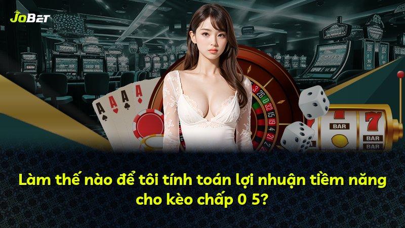 Làm thế nào để tôi tính toán lợi nhuận tiềm năng cho kèo chấp 0 5?
